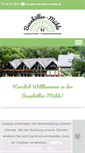 Mobile Screenshot of baunhoeller-muehle.de